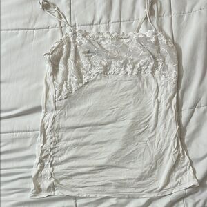 felina white lace camisole